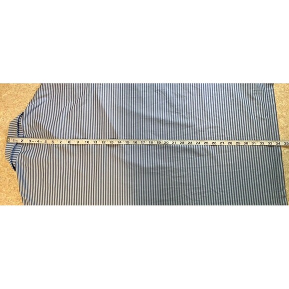 Peter Millar Southern Comfort Blue Stripe Men’s Golf Shirt Polo Size Large - Picture 8 of 9